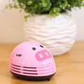 Multi-color Cartoon Cute Pig Mini Table Vacuum Cleaner